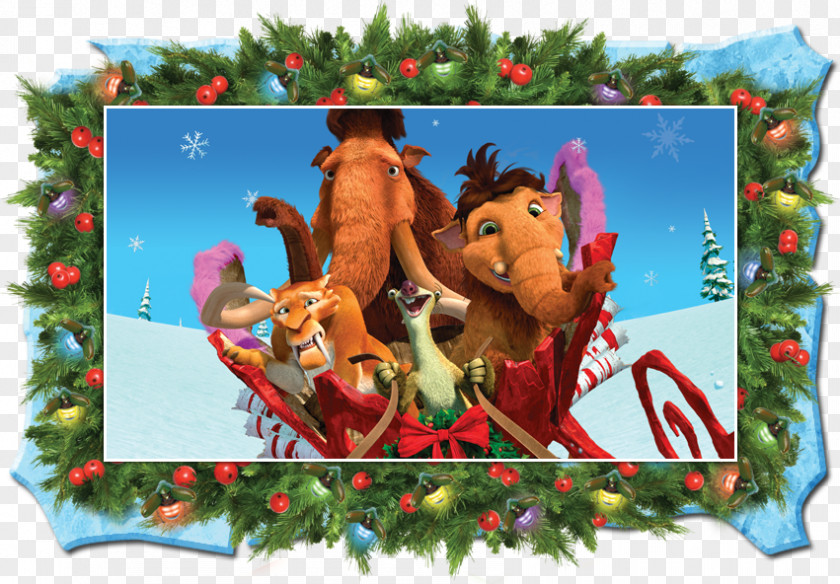 Christmas Tree Ice Age Ornament PNG