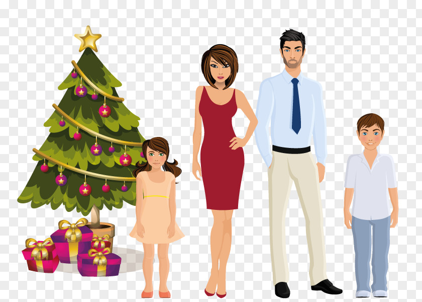 Christmas Tree Vector Graphics Stock Illustration Day Royalty-free PNG