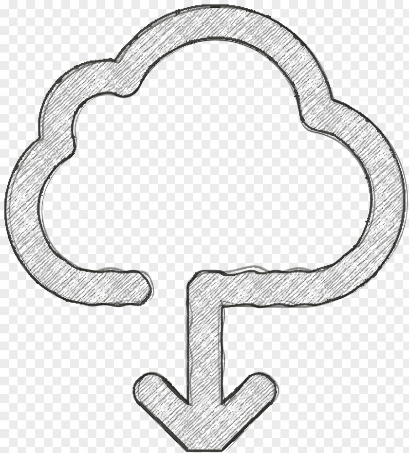 Download Icon Cloud Computing Creative Outlines PNG