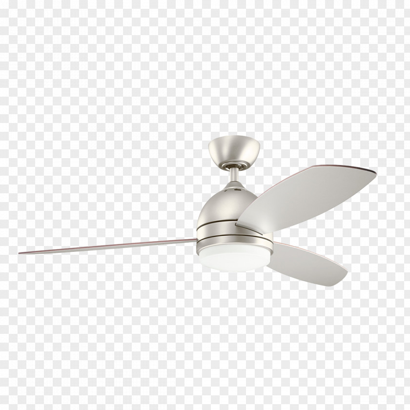 Fan Ceiling Fans Brushed Metal Kichler Vassar PNG