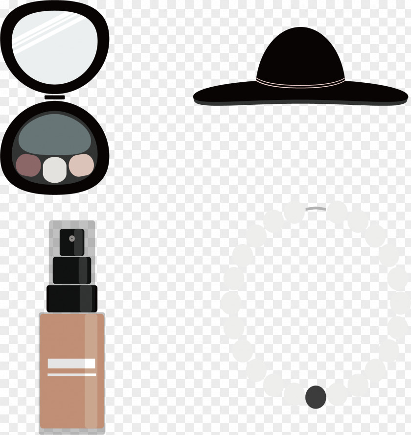 Flawless Liquid Foundation Lipstick Eye Shadow Cosmetics PNG