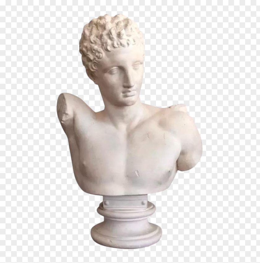 Greek God Hermes Hermès Bust Mythology Sculpture PNG