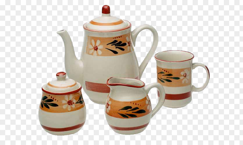 Mug Tea Set PNG