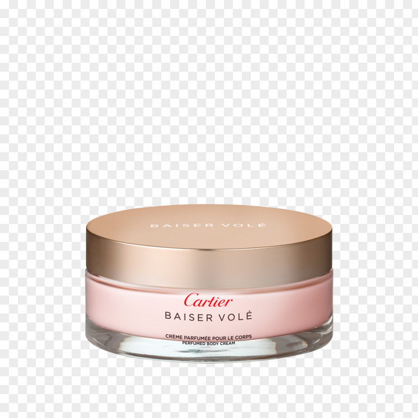 Perfume Advertising Face Powder Cream Cartier Baiser Volé PNG