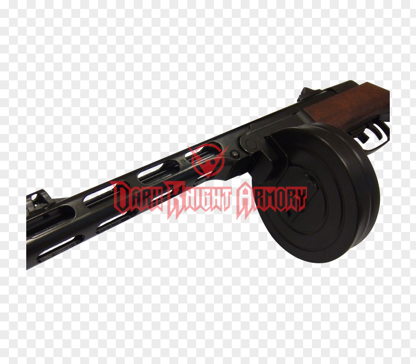 Submachine Gun Second World War PPSh-41 Firearm Blank PNG
