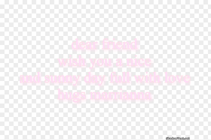 Friendship Text Quote Document Pink M Line RTV PNG