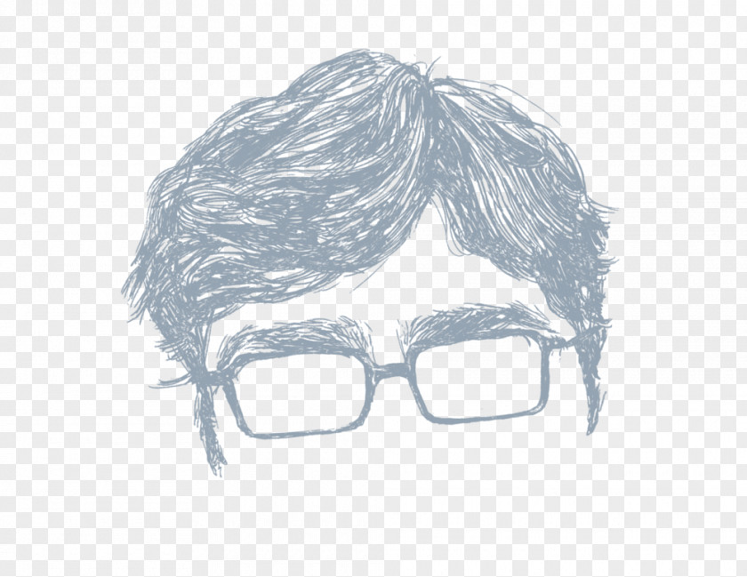 Glasses Blog Podcast Sketch PNG