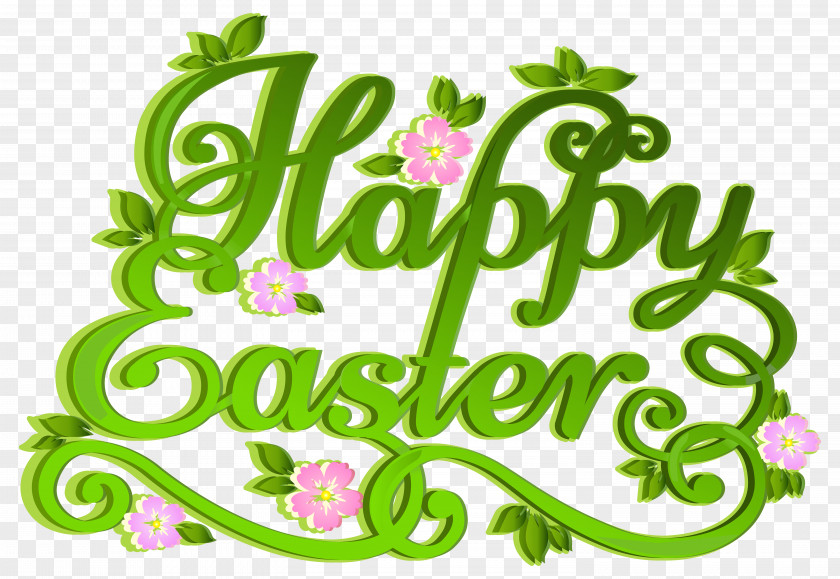 Green Happy Easter Transparent Clip Art Image Egg PNG