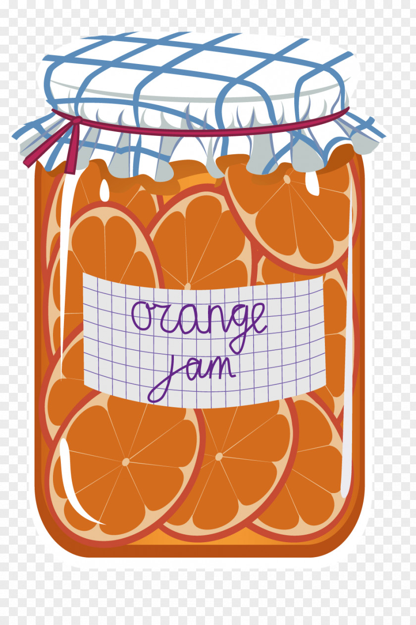 Jar Marmalade Orange Clip Art PNG