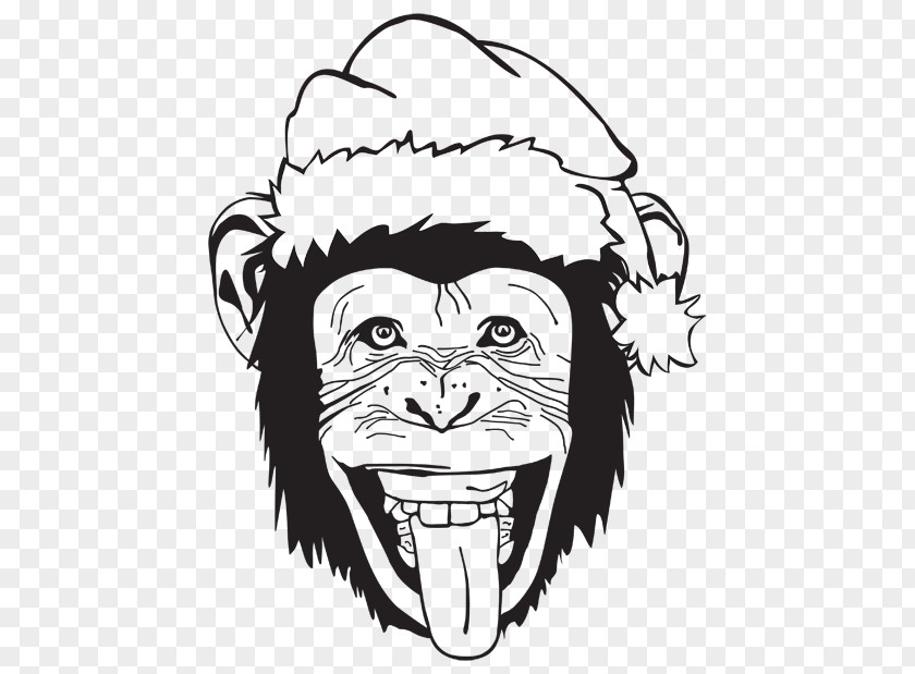 New Year 0 Calendar Monkey PNG