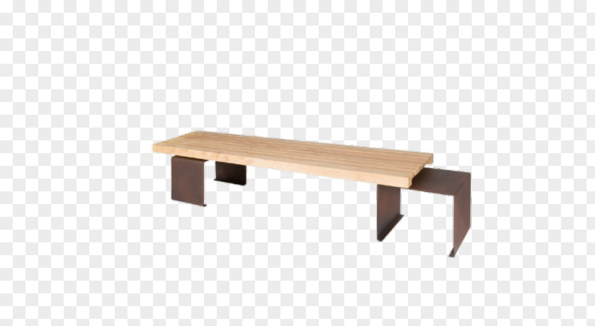 Street Furniture Table Bench Banquette Wood PNG