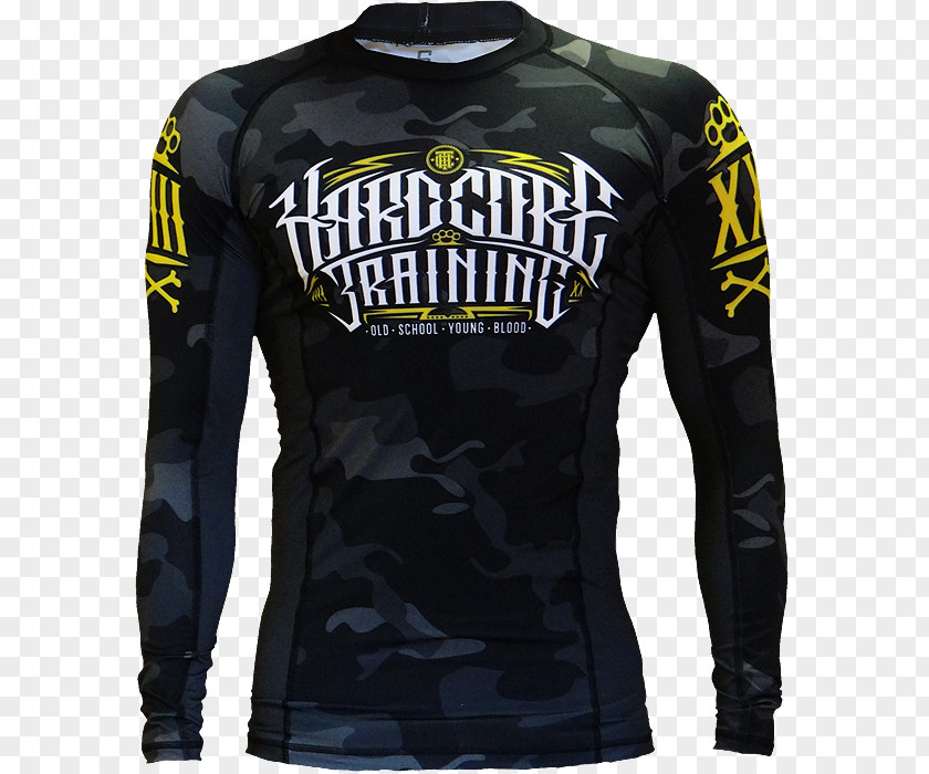 T-shirt Long-sleeved Sport Rash Guard PNG