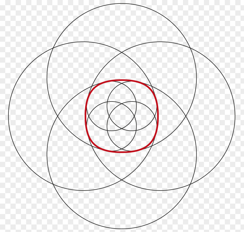 Circle Drawing White Line Art Clip PNG