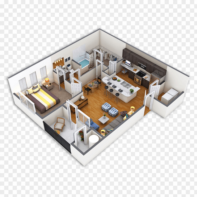 House Griffis Cornerstone Park Floor Plan Apartment Renting PNG