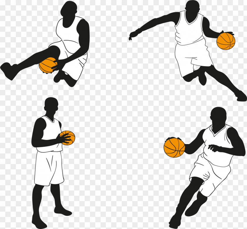 Playing Basketball People Player Euclidean Vector Icon PNG