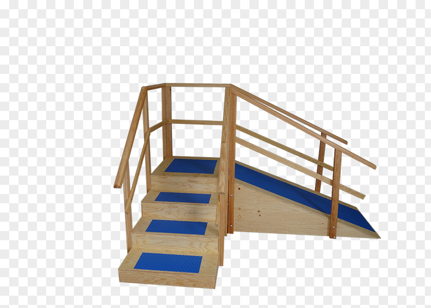 Stairs Wood Physical Therapy Table PNG
