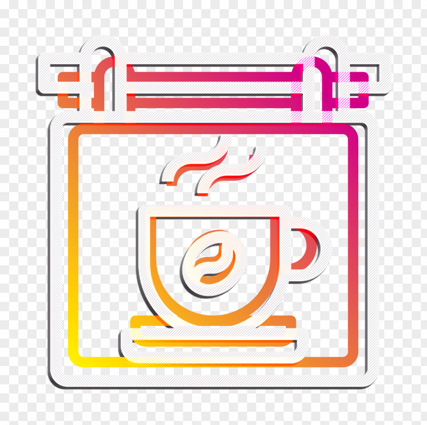 Coffee Shop Icon Food And Restaurant Signboard PNG