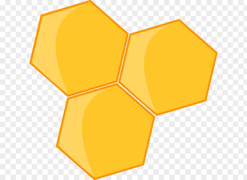 Hexagon Beehive Clip Art PNG