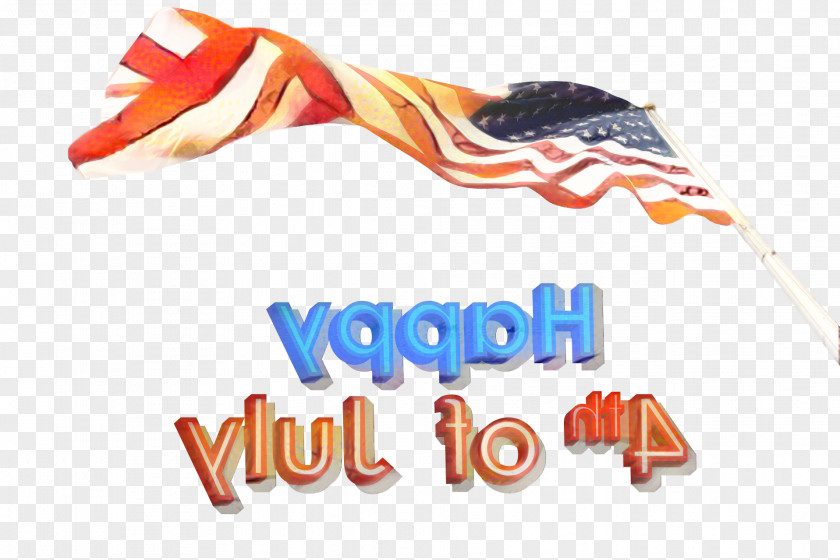 Orange Logo Fourth Of July Background PNG