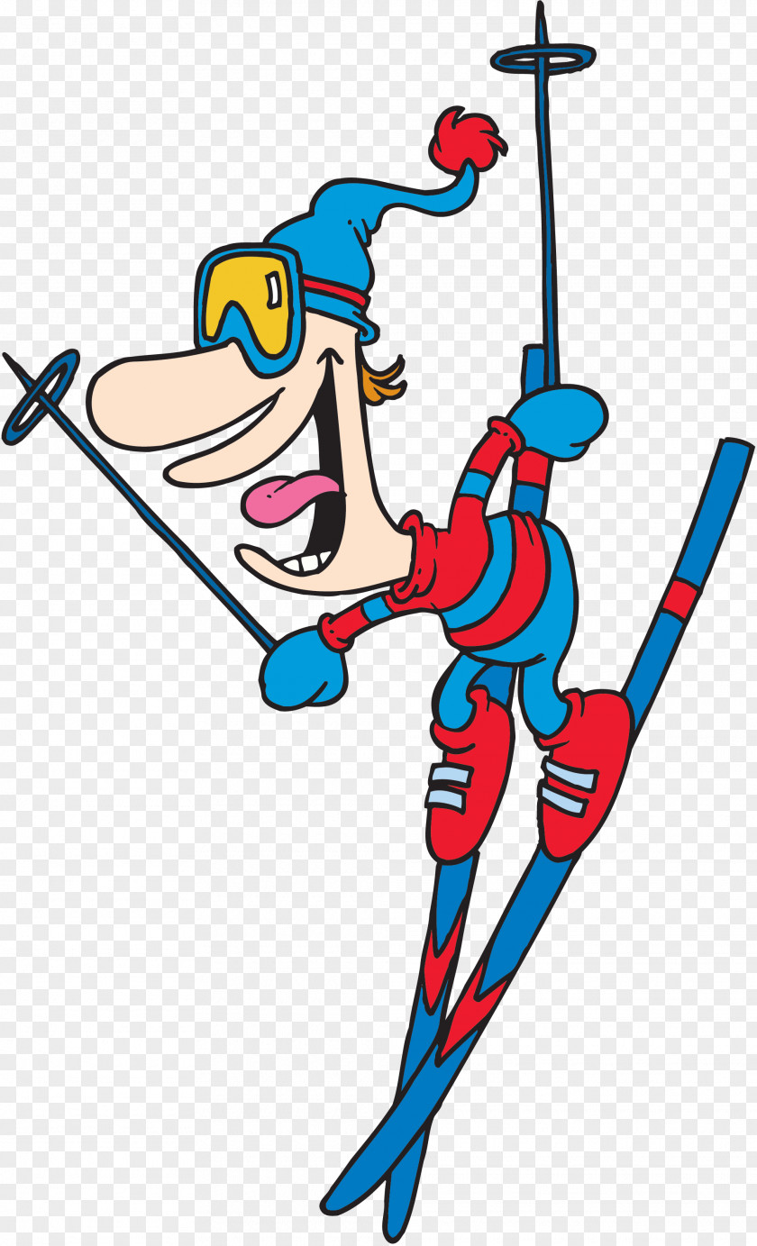 Ski Clipart Alpine Skiing Cartoon Clip Art PNG