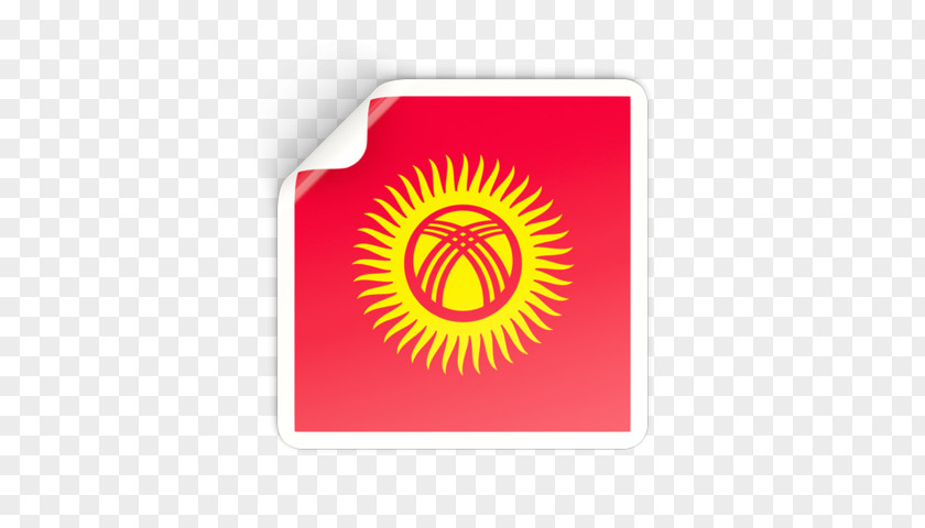 Brand Flag Of Kyrgyzstan PNG