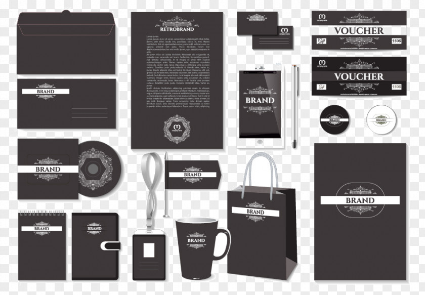 Business Book Vi Design Black Logo Graphic PNG