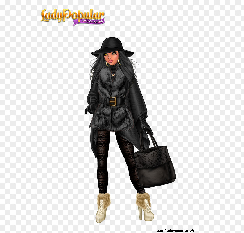 Cat Walk Lady Popular Outerwear PNG