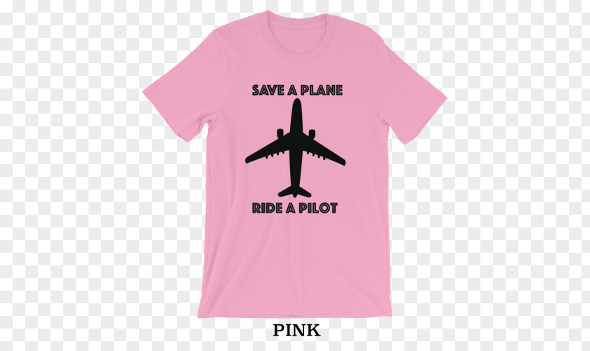 Pink Airplane T-shirt Hoodie Unisex Clothing PNG