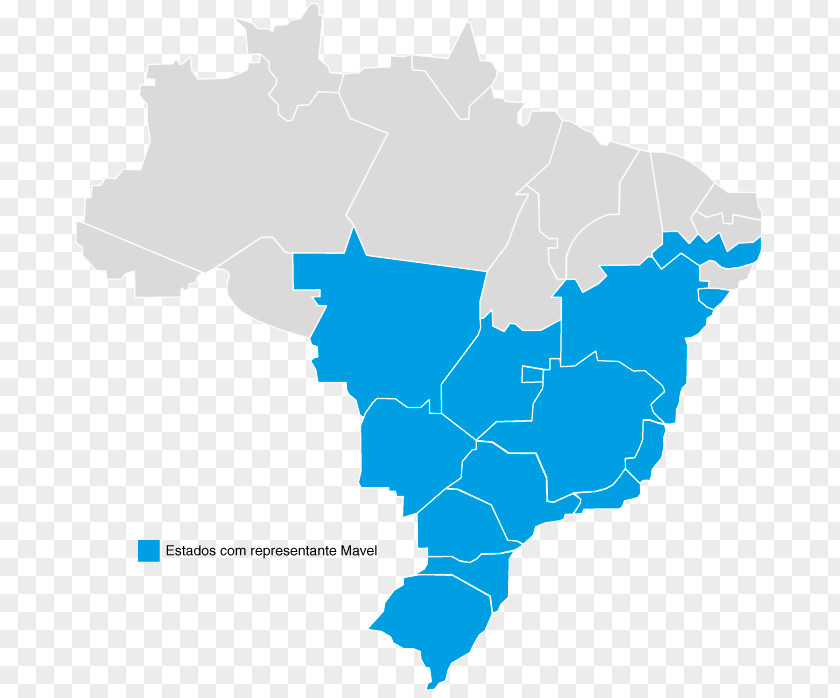 Map Regions Of Brazil Blank Flag Clip Art PNG