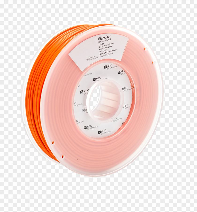 Orange 3d 3D Printing Filament Polylactic Acid Ultimaker Acrylonitrile Butadiene Styrene PNG