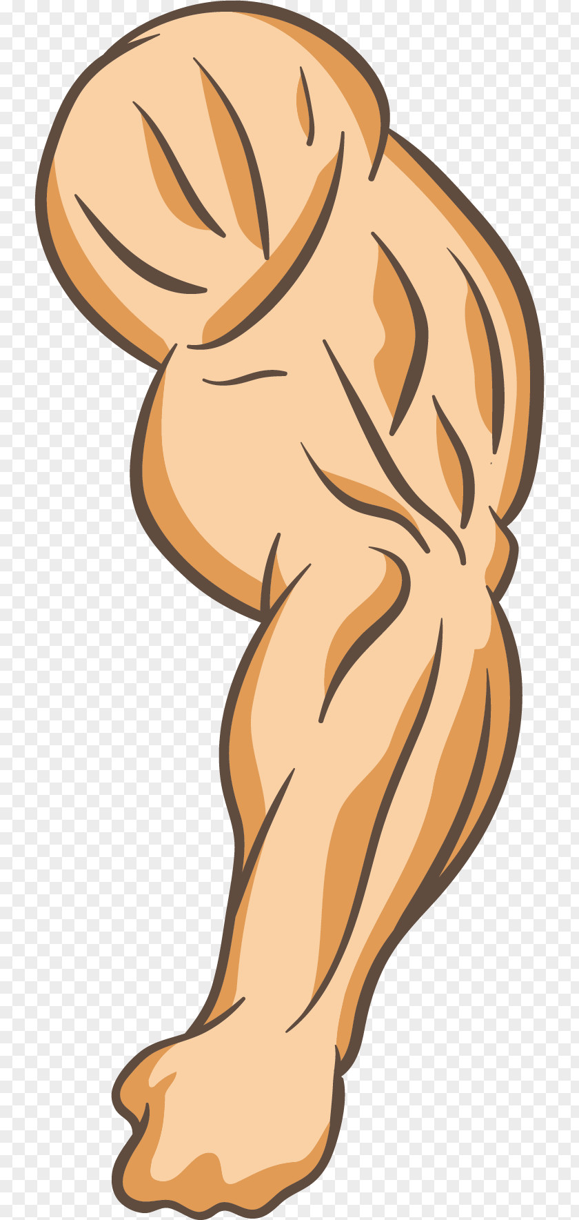Strong Left Arm Computer File PNG