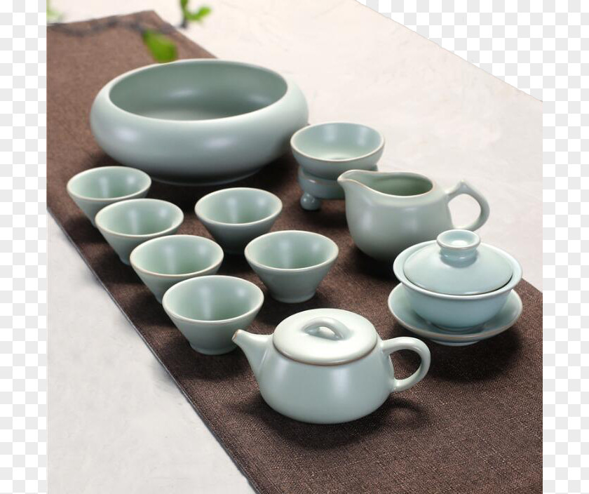 Tea Pots Teapot Coffee Cup Ru Ware Ceramic PNG