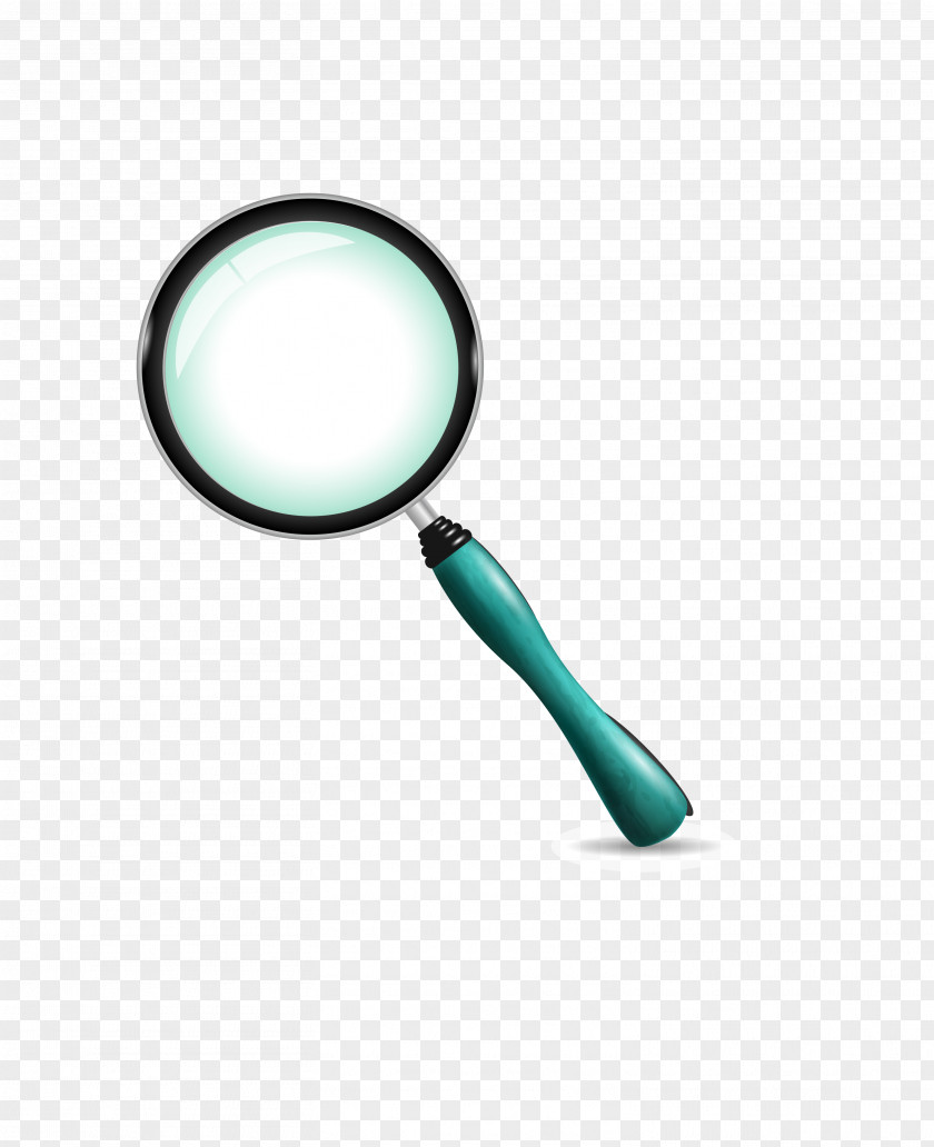 Vector Hand-painted Magnifying Glass Icon PNG