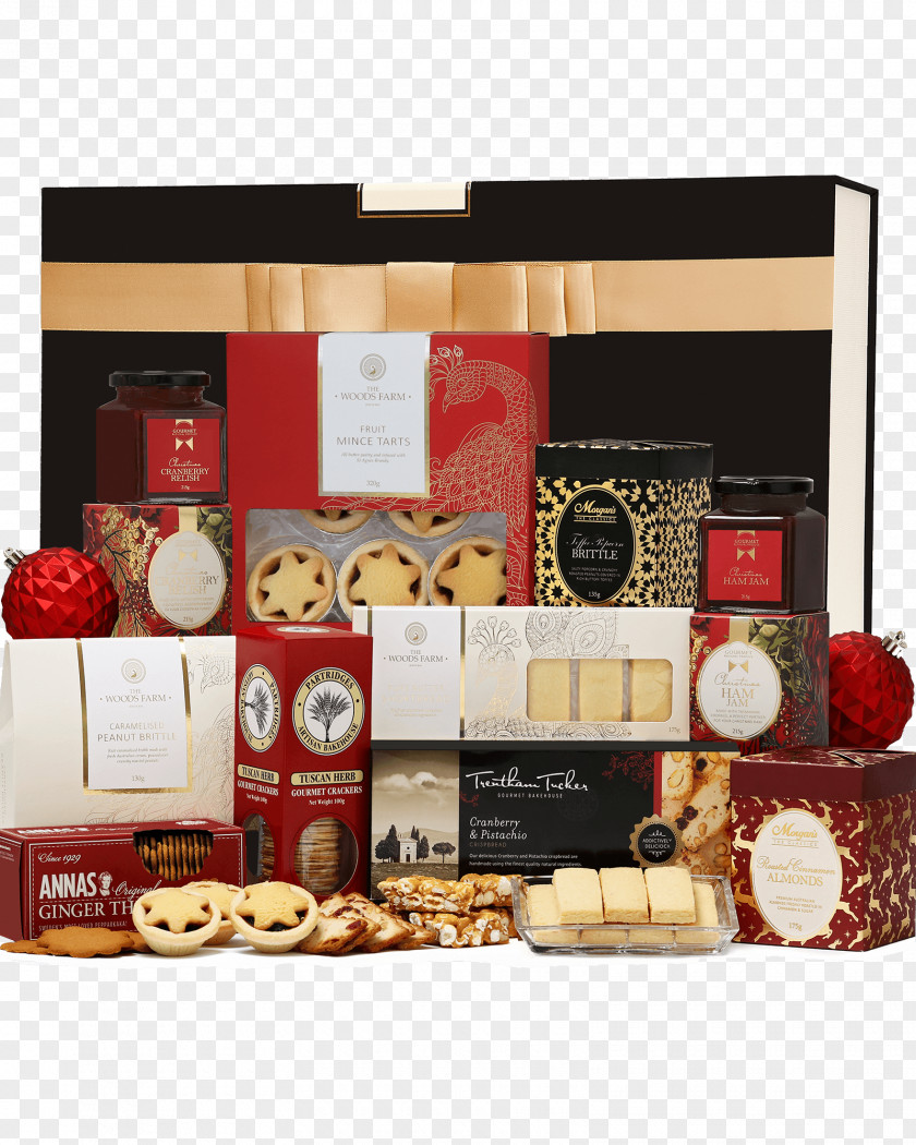 Christmas Food Gift Baskets Hamper PNG