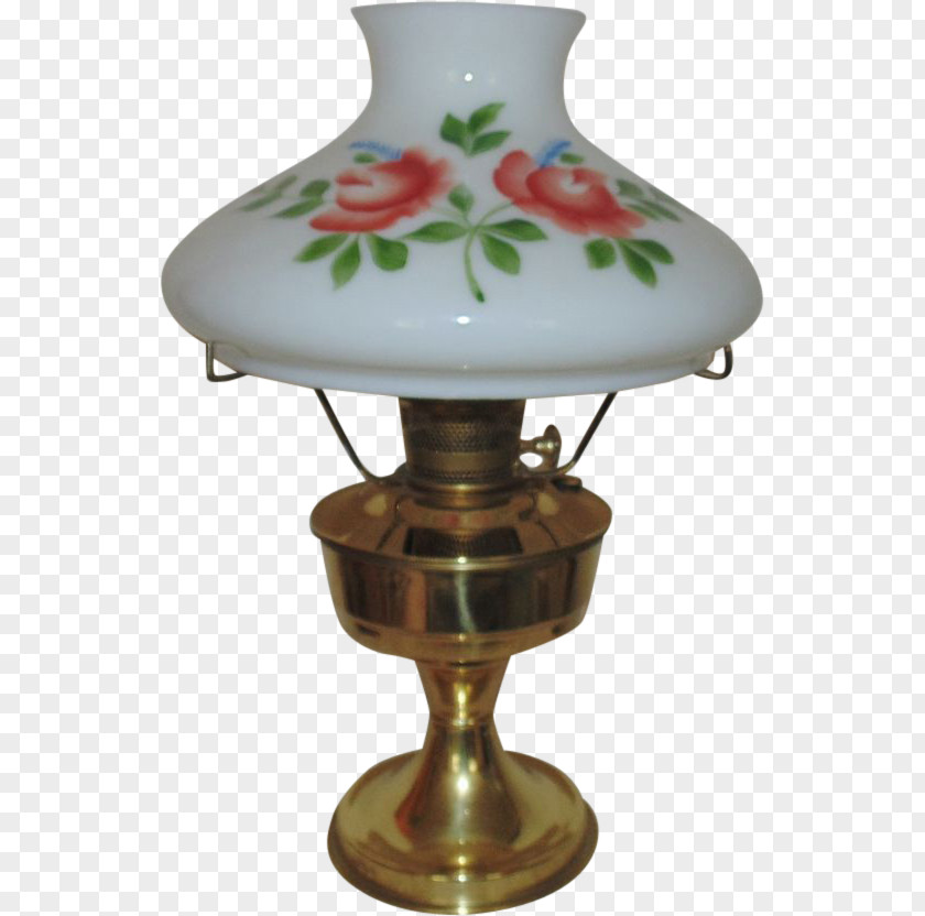 Hand Painted Aladdin Oil Lamp Kerosene Shades PNG