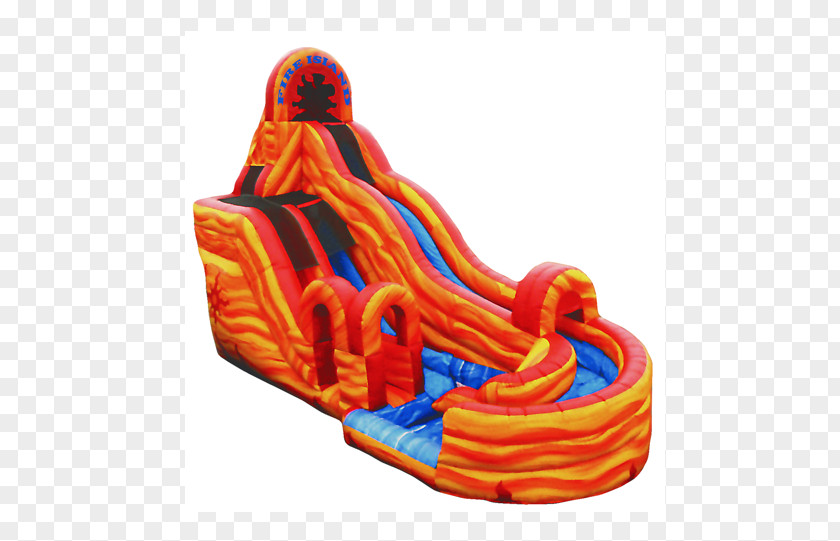 Inflatable Slide Bouncers Fire Island Water Playground PNG