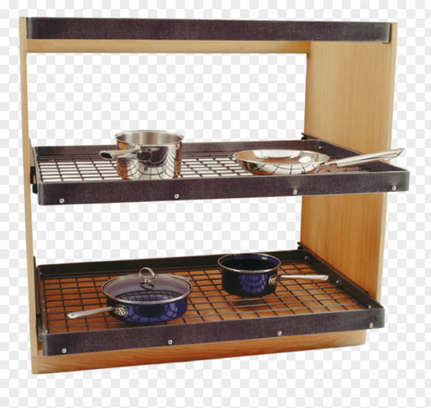 Kitchen Shelf Table Furniture Home Appliance Pan Racks PNG