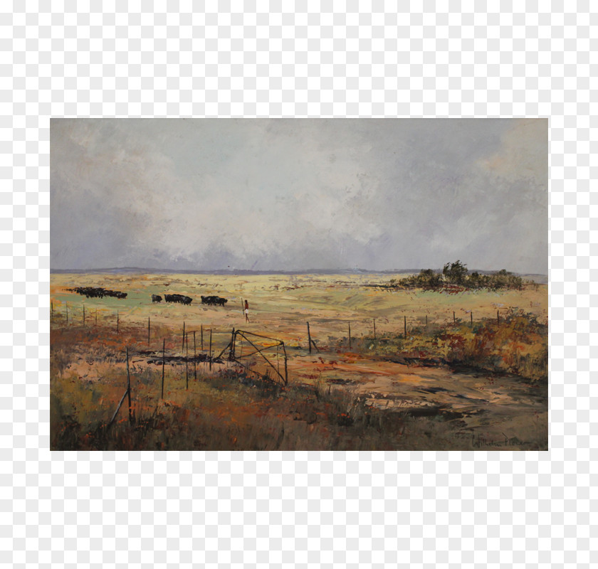 Painting Watercolor Steppe Prairie Land Lot PNG