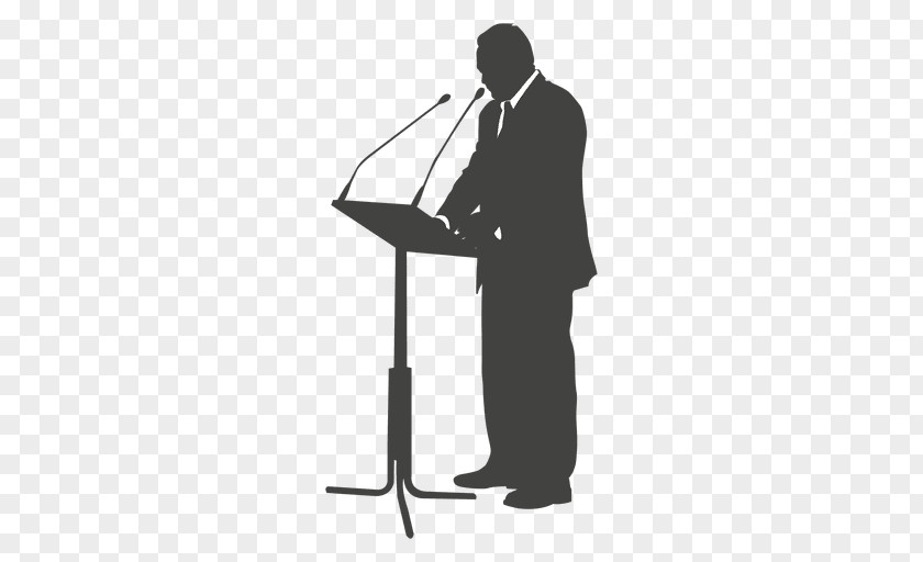 Speech Silhouette Businessperson PNG