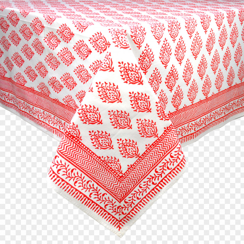 Tablecloth India Cloth Napkins Textile Organic Cotton PNG