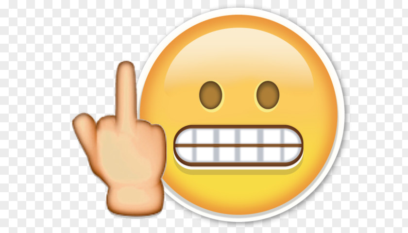 Emoji The Finger Insult Sticker Emoticon PNG