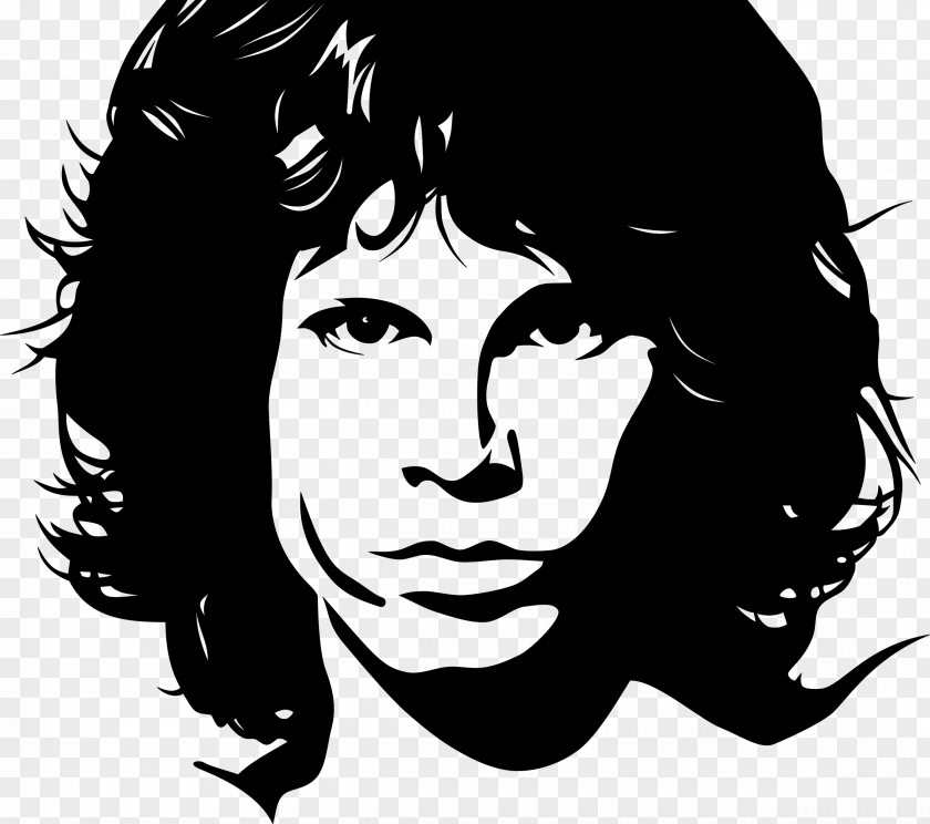 Jim Morrison Musician Portrait PNG