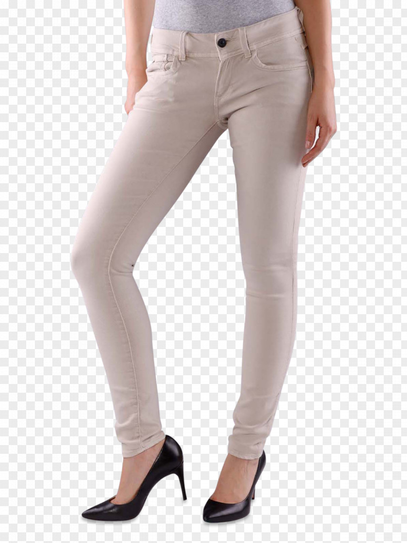 Ladies Jeans Denim Waist Leggings PNG