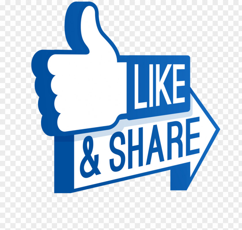 Like Share Facebook Button PNG