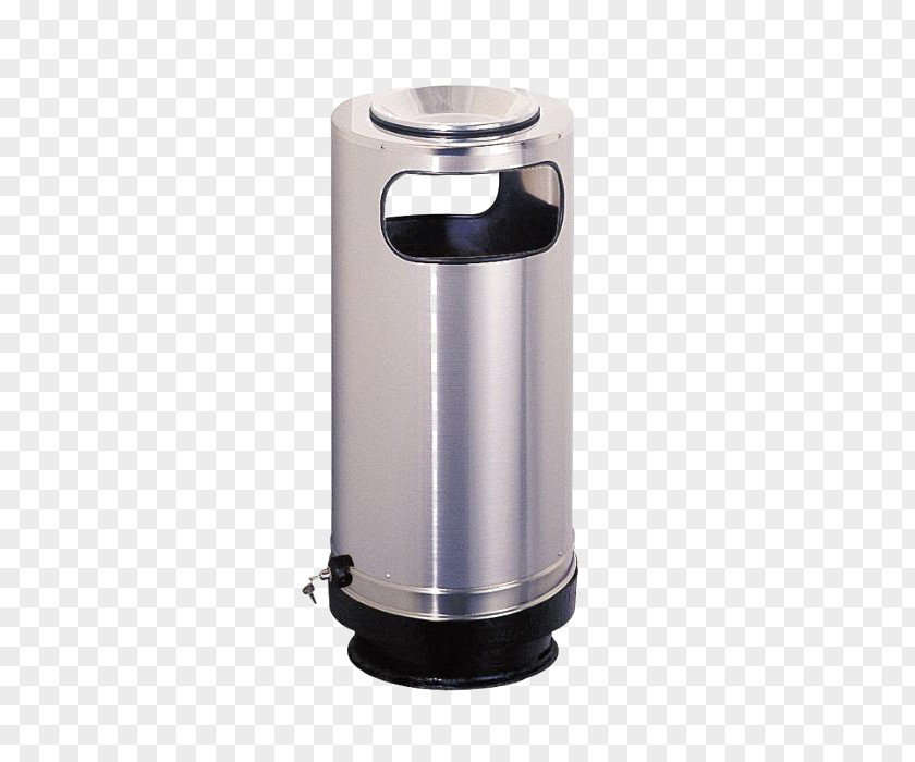 Solid Stainless Steel Trash Can Waste Container Plastic PNG
