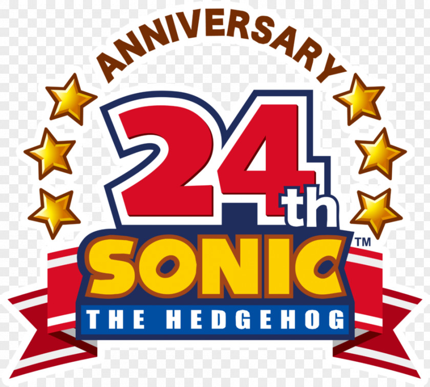 24th Sonic Generations Logo Brand Boss Anniversary PNG