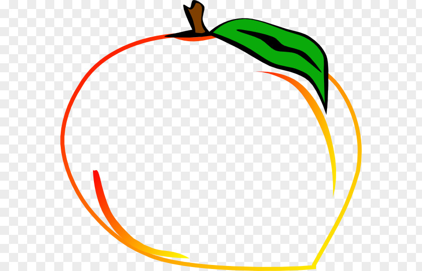 Peach Branch Circle Area Yellow Beak PNG