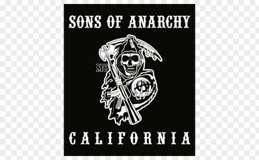 Anarchy Logo Label Sons Of Reaper Blanket Soft Plush Thick Font Brand PNG