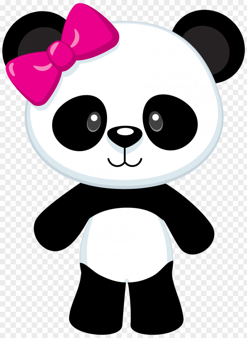Bear Giant Panda Red Cuteness Clip Art PNG