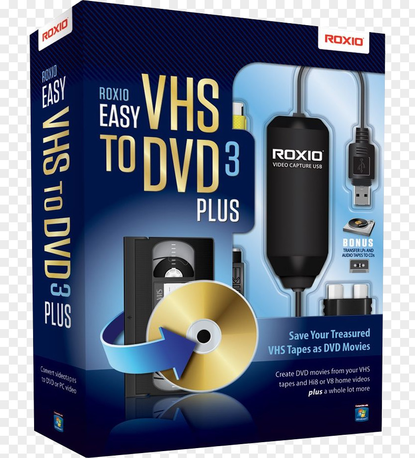 Dvd Corel Roxio Easy VHS To DVD Plus Hi8 PNG